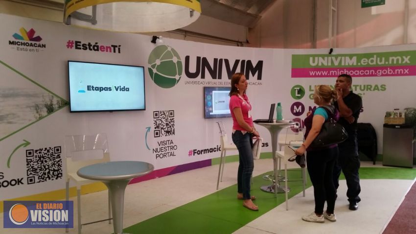  La Univim promueve su oferta educativa en la Expo Fiesta Michoacán 2016