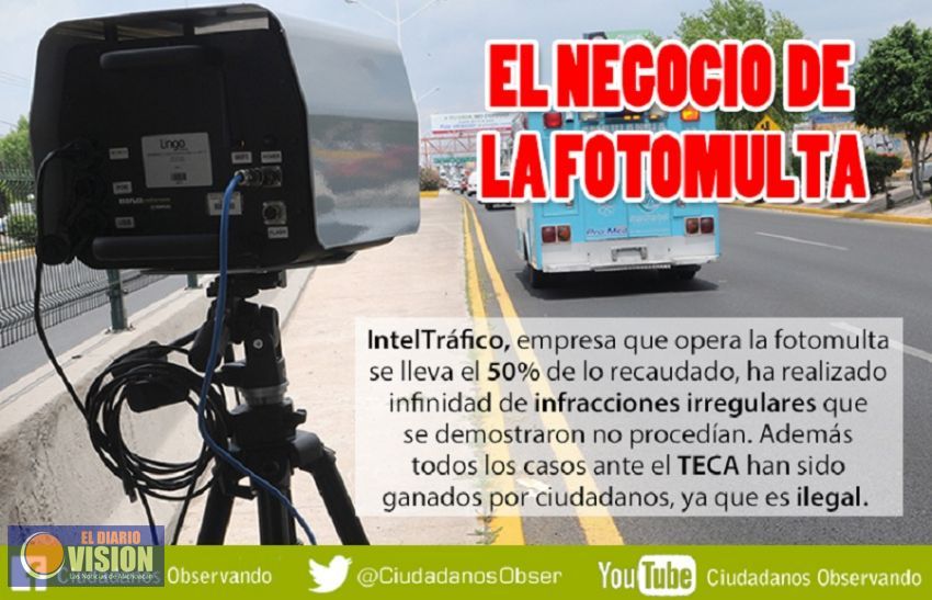 La fotomulta, negocio para Inteltráfico; Caso San Luis Potosí