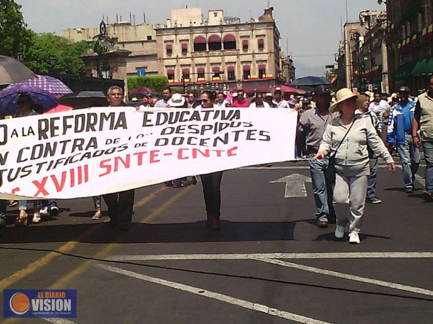 Otra vez CNTE sale a las calles.