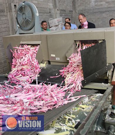 Comienza destrucción de material electoral 2015-2016
