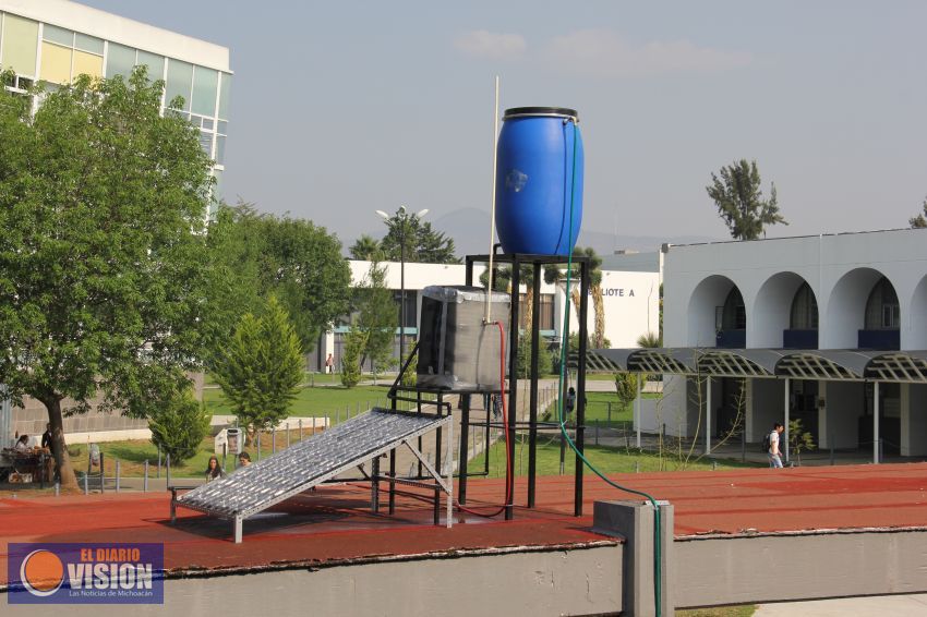 Nicolaitas desarrollan calentador solar a base de botellas PET