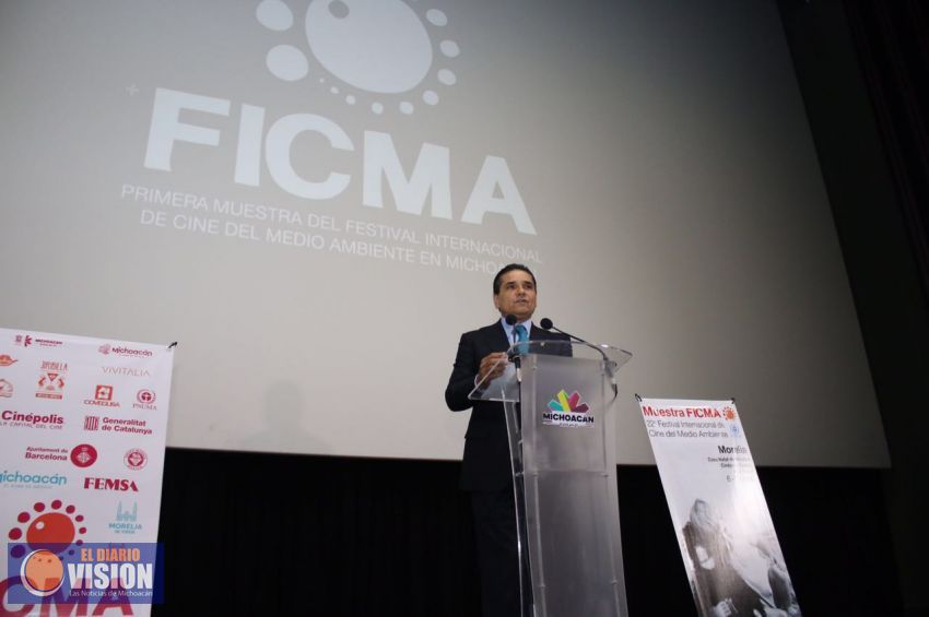 Inaugura Silvano Aureoles primera muestra del 22° Festival Internacional de Cine del Medio Ambiente