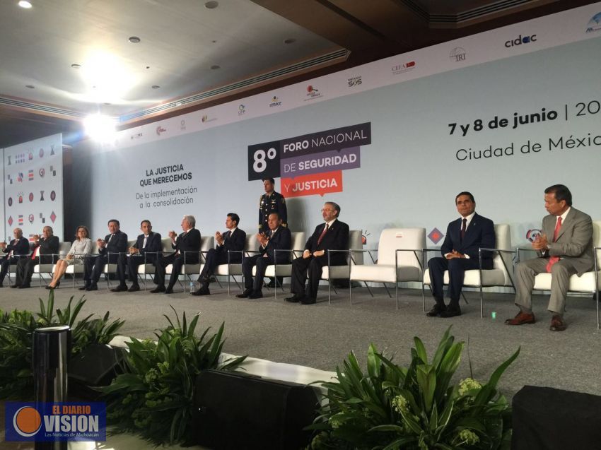 Asiste Silvano Aureoles a 8° Foro Nacional de Seguridad y Justicia