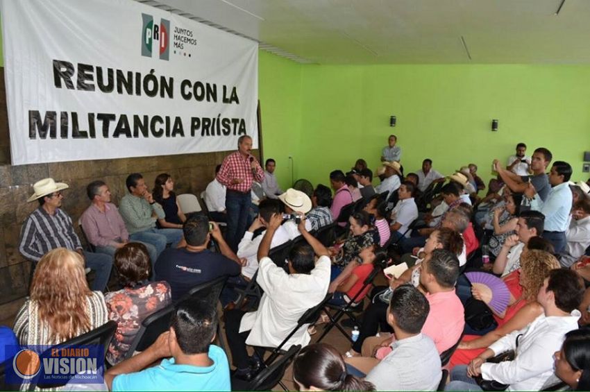 El PRI tiene la necesidad de luchar por el bien de Michoacán: VST