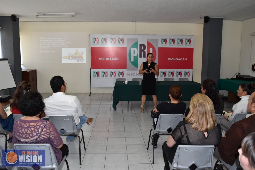 Capacita PRI a sus militantes en materia de violencia de género