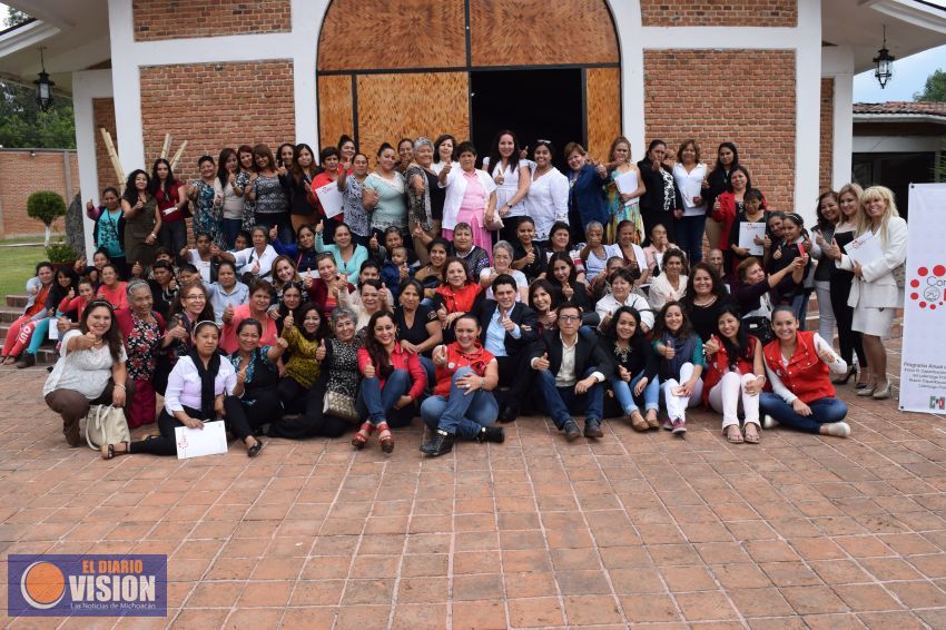 Organismo Nacional de Mujeres Priístas de Michoacán lleva capacitación al Oriente del Estado