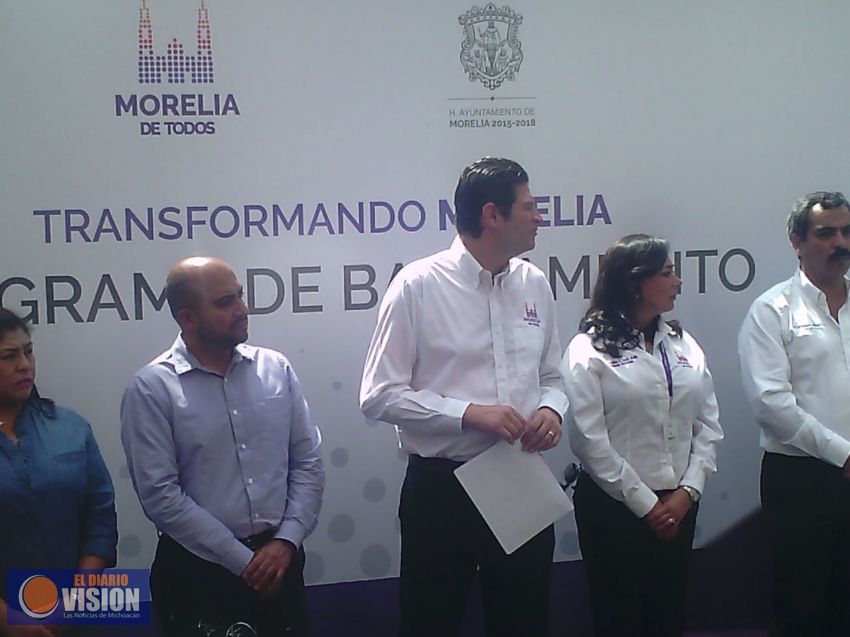 Ayuntamiento de Morelia arranca programa de balizamiento