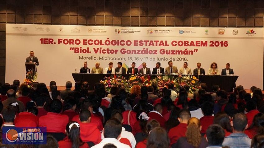 Inicia el Primer Foro Ecológico Estatal 2016 del Cobaem