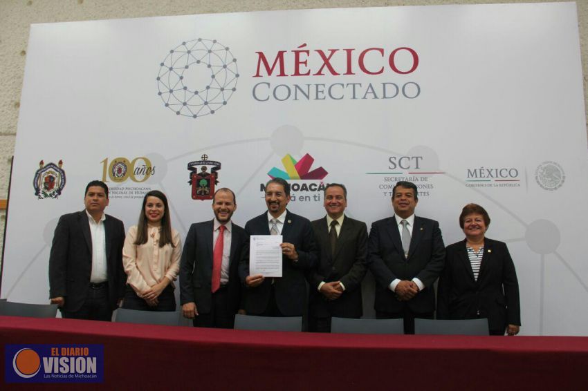 Michoacán con 3 mil 188 nuevos sitios de Internet público, gracias a colaboración de nicolaitas
