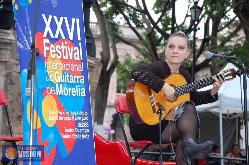 Se ofrece concierto pre-inaugural del XXVI Festival Internacional de Guitarra de Morelia