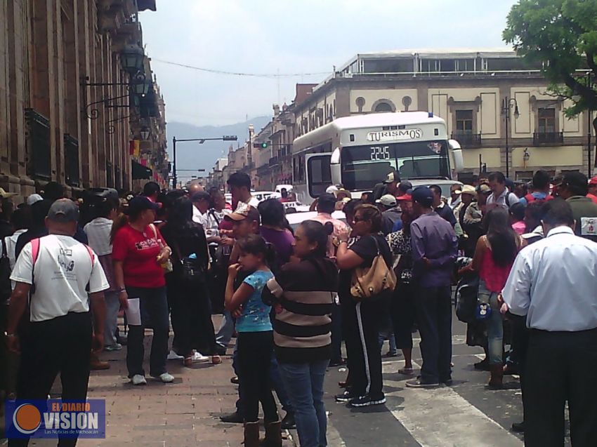 CNTE colapsará la capital michoacana 