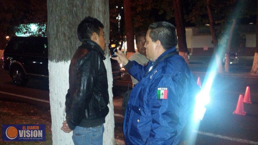 El alcoholímetro será permanente en Pátzcuaro