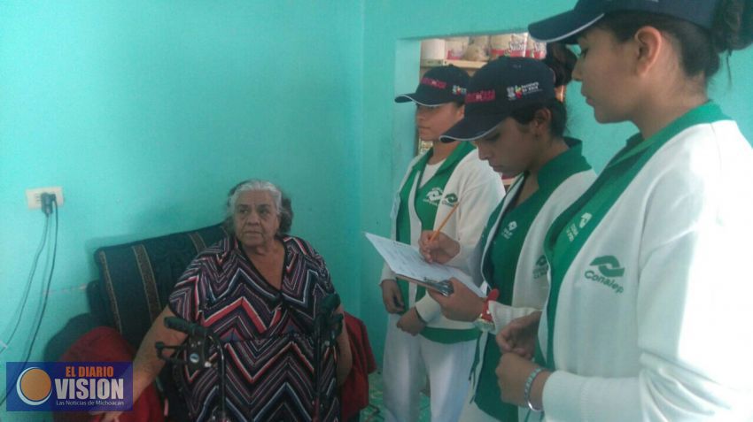 Alumnos del Conalep Michoacán implementan programa de atención a adultos mayores  