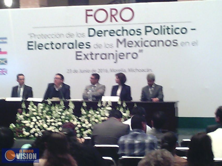 Importante la participación en asuntos electorales de los mexicanos en el extranjero.
