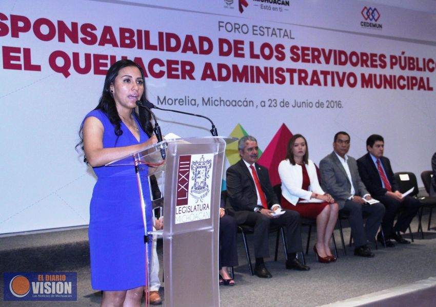 Necesario transparentar la función pública: diputados