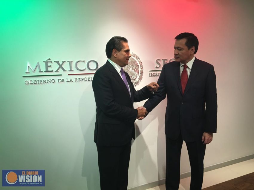Revisan Silvano Aureoles y Miguel Ángel Osorio proyectos para Michoacán