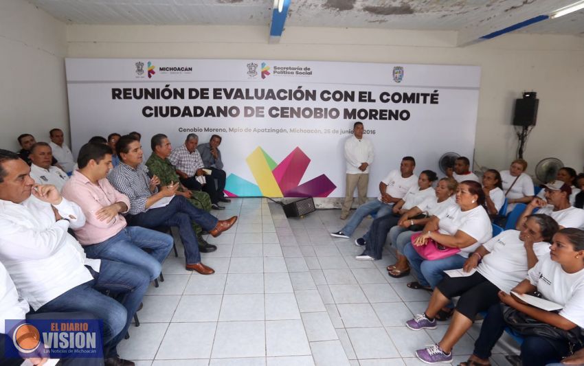 Hay resultados positivos en Cenobio Moreno, municipio de Apatzingán: Silvano Aureoles