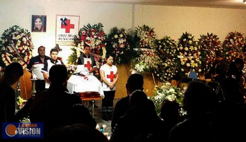 Último adiós a Jessica,  socorrista de Cruz Roja