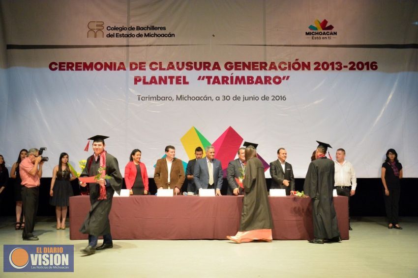 Cobaem clausura ciclo escolar 2015-2016; egresan 9 mil 430 alumnos