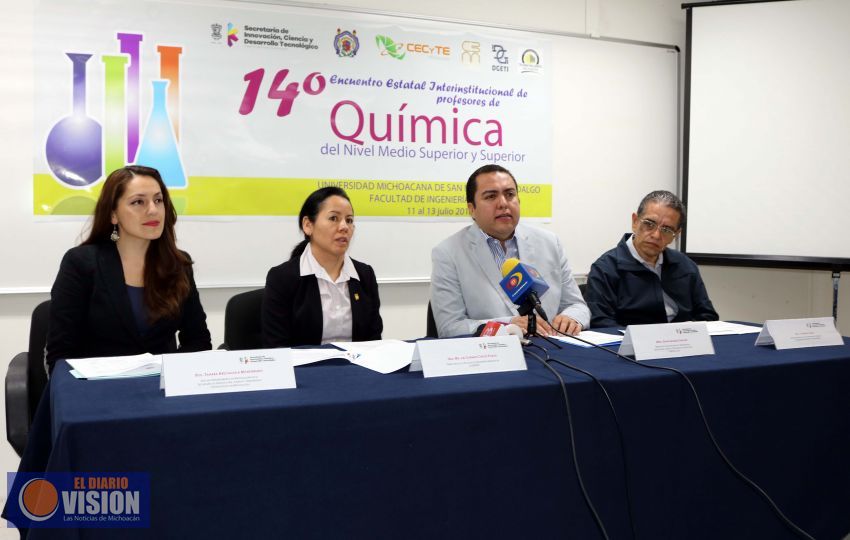Anuncian 14º Encuentro Estatal de Profesores de Química y 26ª Olimpiada Estatal de Química 