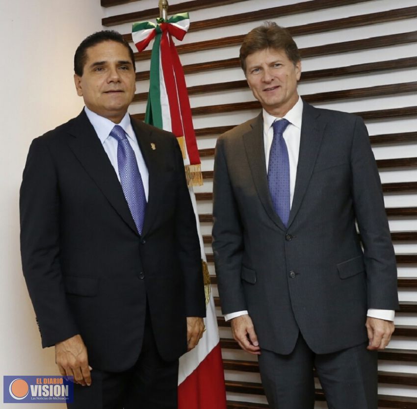 Plantea Silvano Aureoles a Enrique de la Madrid Plan Integral de Turismo para Michoacán