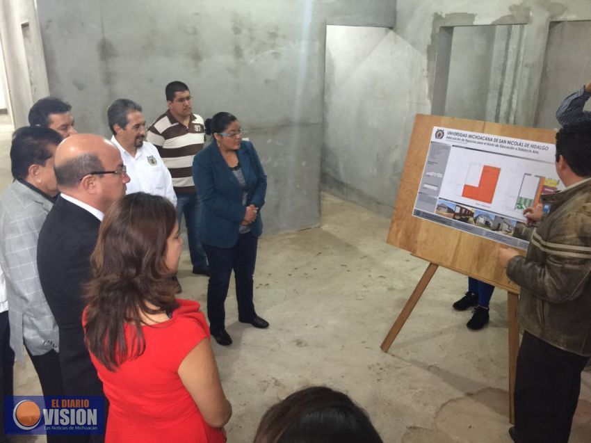 Anuncia rector de la UMSNH puesta en marcha del nodo de educación en Ario 