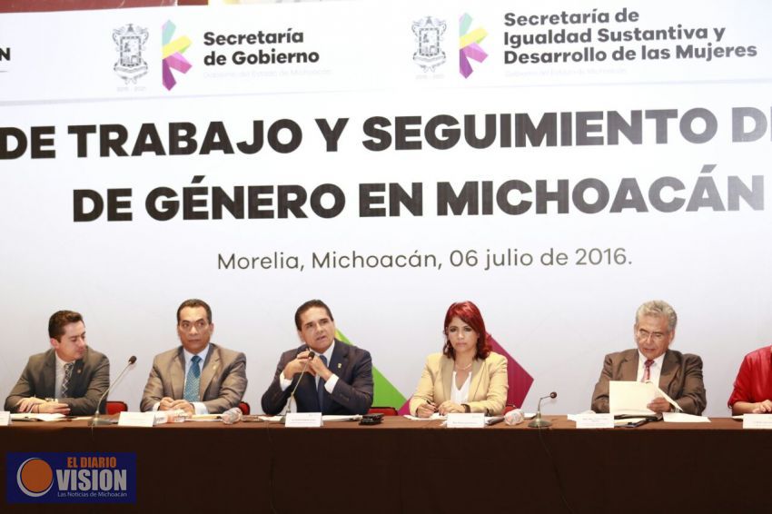 Atención a la alerta de género, tema central de mi Gobierno: Silvano Aureoles