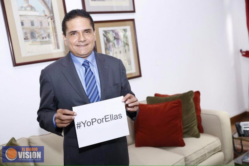 Gabinete de Silvano Aureoles se suma a la campaña #YoPorEllas