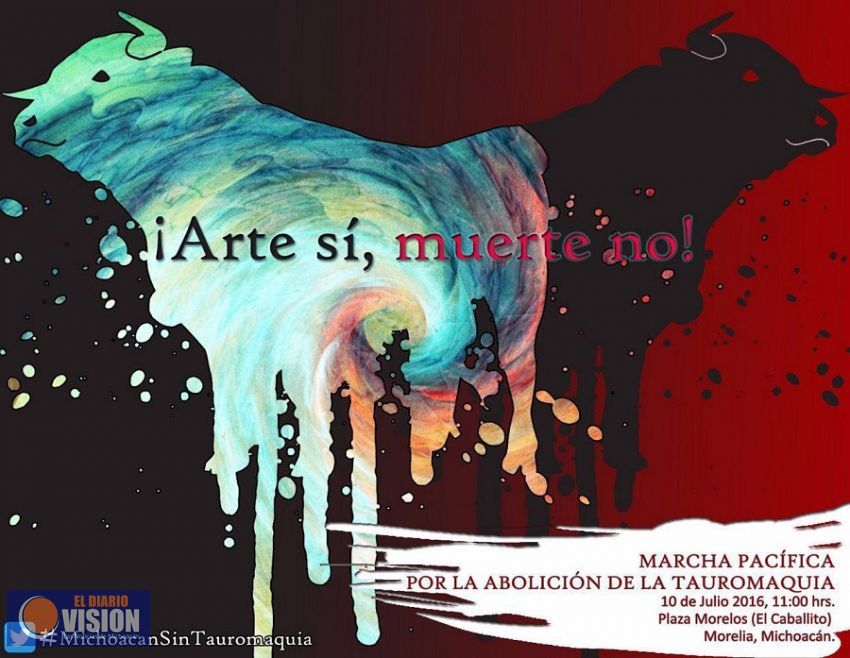Convocan a marcha pacífica para demandar la abolición de la tauromaquia 