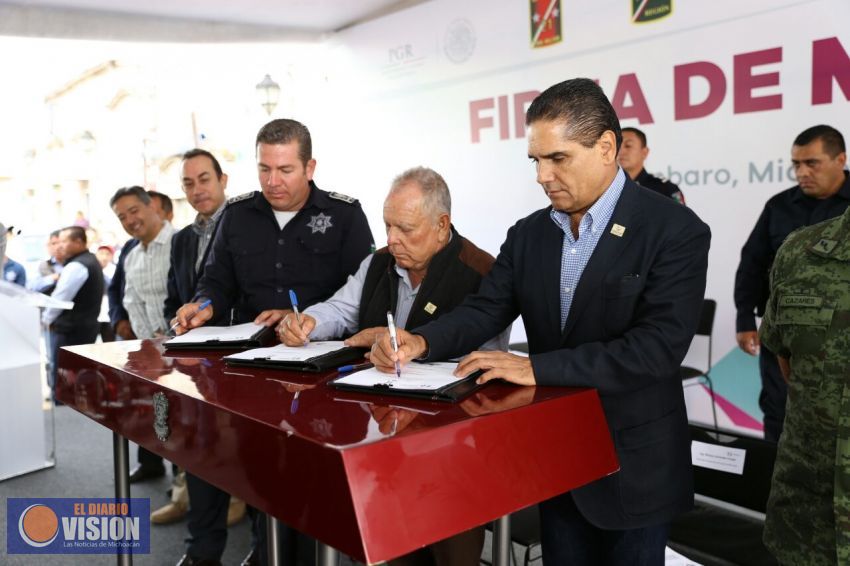 Se integra Tarímbaro al Mando Único 