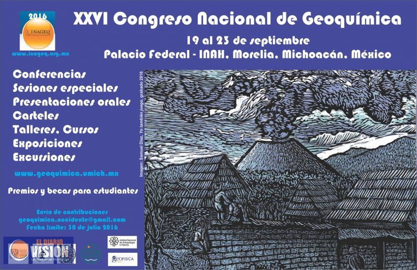 Innvitan a nicolaitas a participar en el próximo Congreso Nacional de Geoquímica