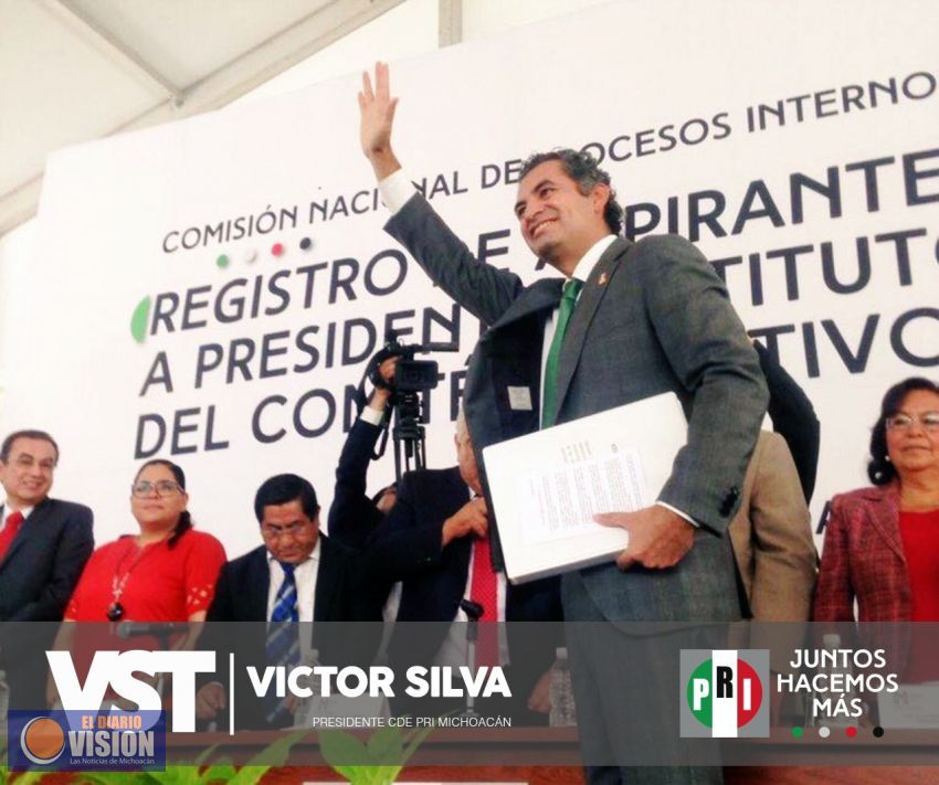 Registro de Enrique Ochoa es señal de renovación y esperanza: Víctor Silva