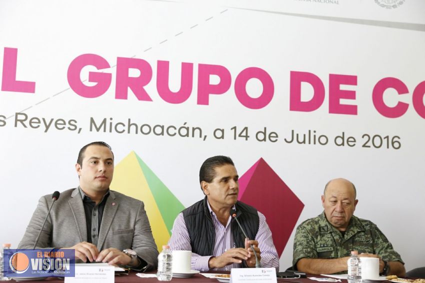 Regresará la tranquilidad a Los Reyes: Silvano Aureoles