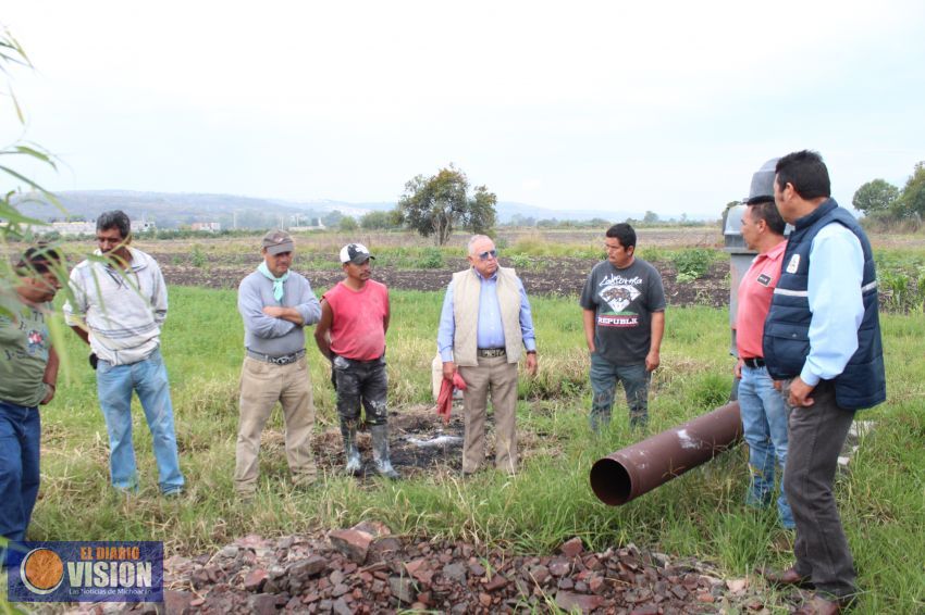 Inaugura alcalde de Tarímbaro, pozo de agua en la colonia Miguel Hidalgo