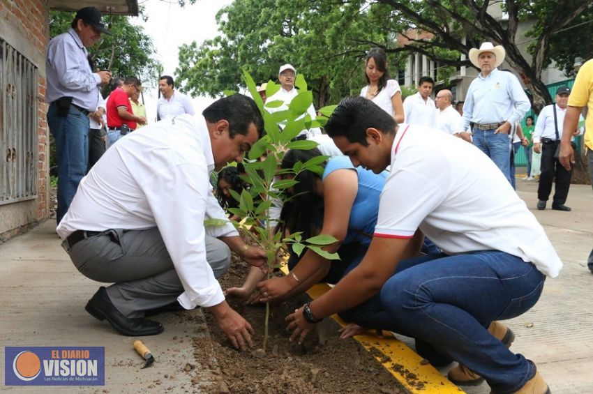 Ayuntamiento de Huetamo realiza campaña de reforestación: Elías Ibarra