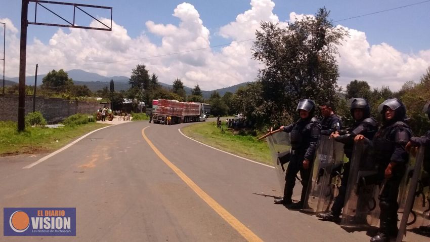  Logra SSP restablecer el orden en San Juan Tumbio. 