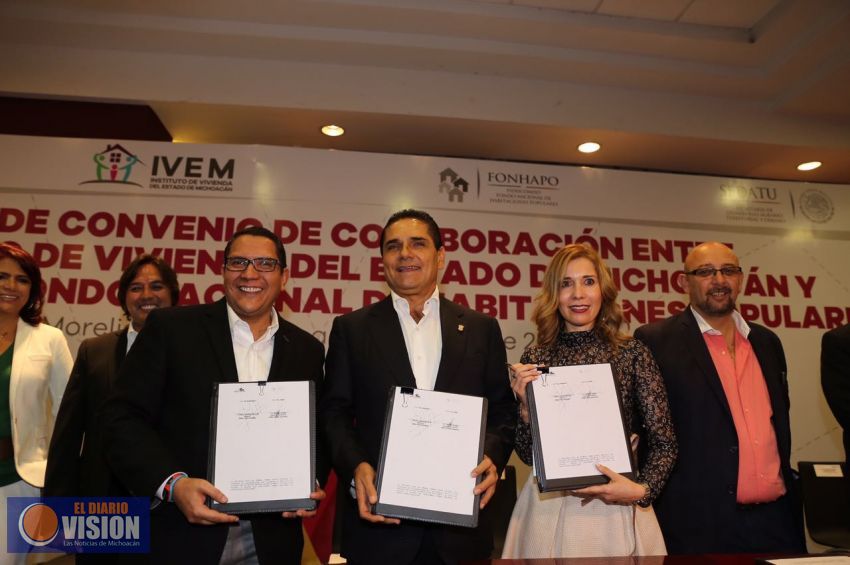 Signa Gobernador convenio por 100 mdp para impulso a la vivienda 