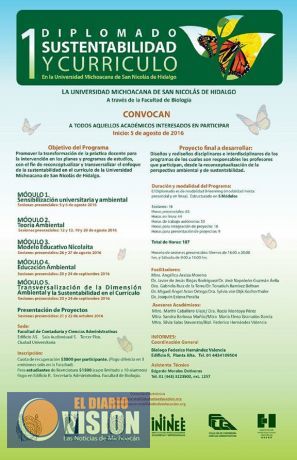 UMSNH busca promover la sustentabilidad en sus programas de estudios
