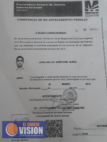 Aclara PT: Si CISEN, PGJE, IEM o INE hubieran señalado a Arreygue Núñez, no habría sido candidato 