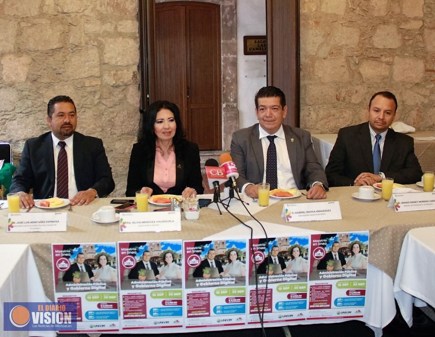  Administración Pública y Gobierno Digital, nueva maestría de la Univim