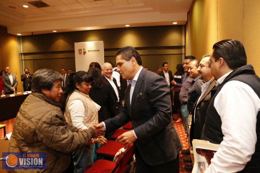 Avanzan acuerdos con habitantes de Nahuatzen
