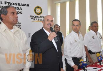 Todo listo para entregar obra convenida en Morelia