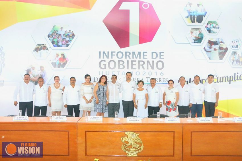 Rinde Elías Ibarra Primer Informe de Gobierno Municipal