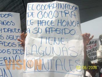 Trasportistas de Jiquilpan reclaman airosos a COCOTRA