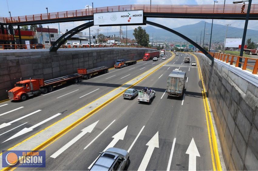 Inaugura Gobernador mejoramiento de libramiento tramo salida a Salamanca - salida a Quiroga