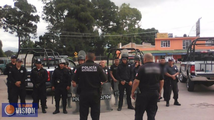 Refuerza SSP operativo ante movilizaciones de la CNTE y normalistas