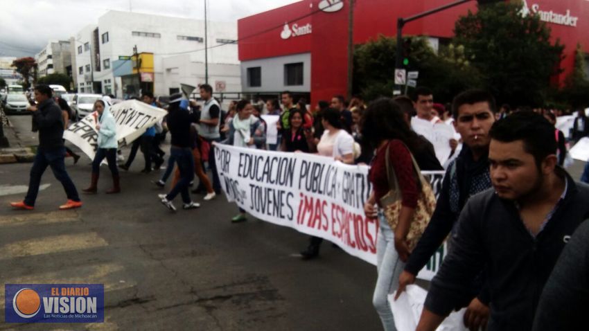 Monitorea SSP movilización de la CUL en Morelia