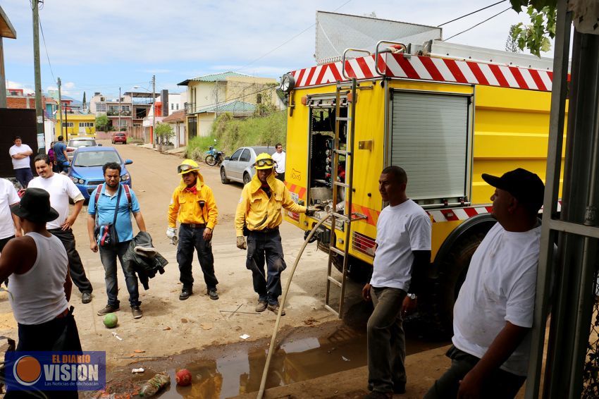 SSM, continúa brindando apoyo a damnificados de Uruapan