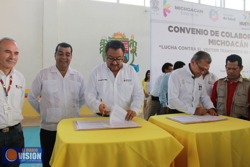 Siganan convenio Michoacán y Guerrero contra dengue, zika y chikungunya