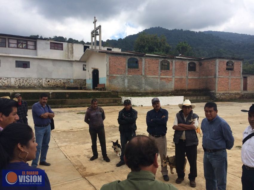 Verifica SPI tramo carretero para reconstrucción en Pamatacuaro